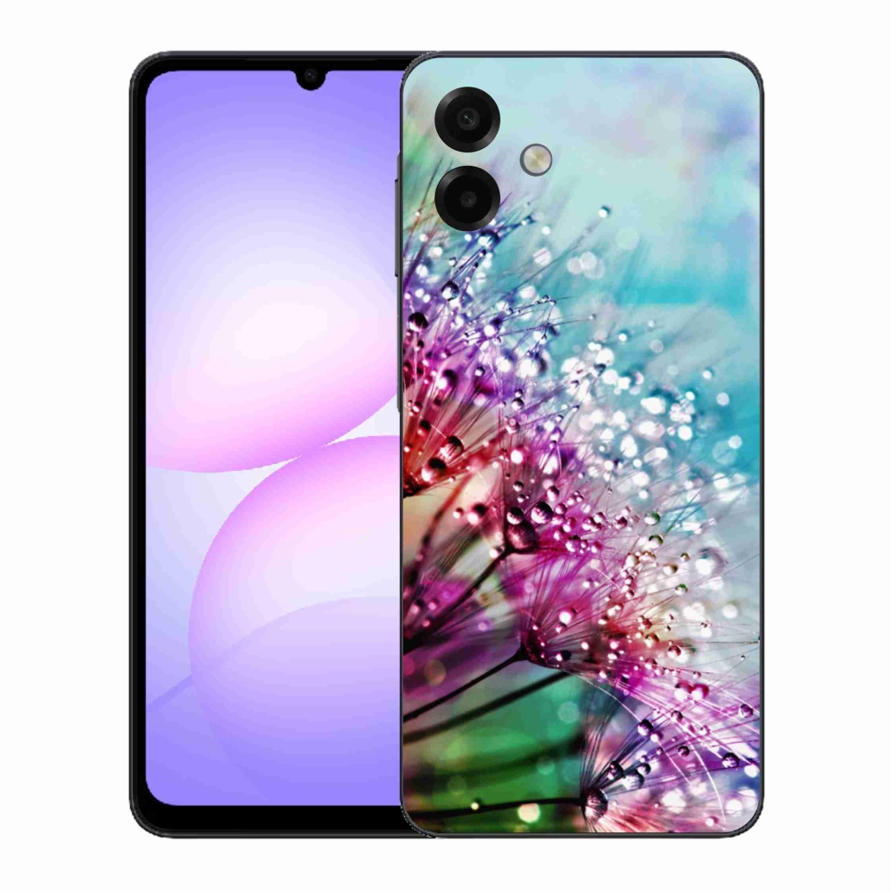 Gél borítás mmCase Samsung Galaxy A07 4G - színes virágokhoz