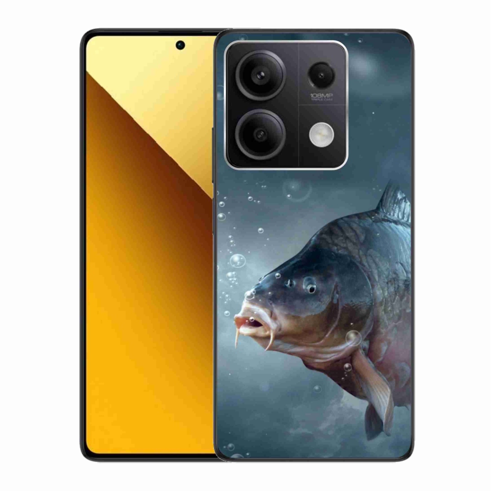 Gél borító mmCase a Xiaomi Redmi Note 13 5G számára - ponty és buborékok