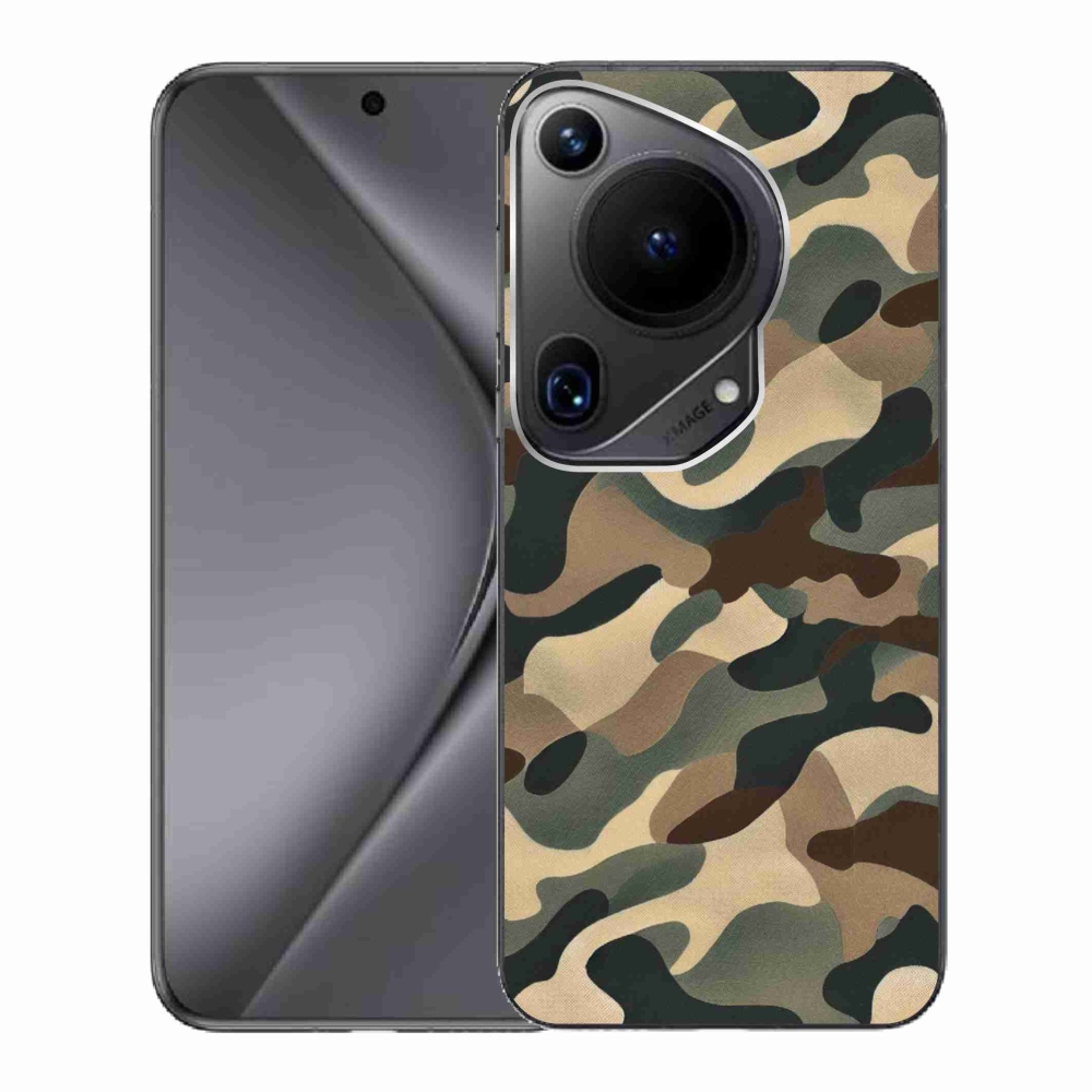 Gél borítás mmCase a Huawei Pura 70 Ultra készülékhez - terepszínű minta 11