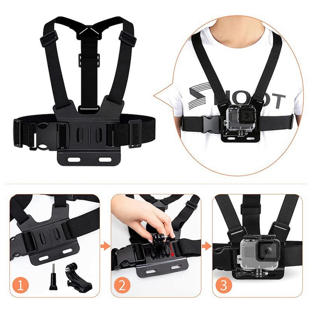 Univerzális 6 az 1-ben tartozékkészlet GoPro és akciókamerákhoz