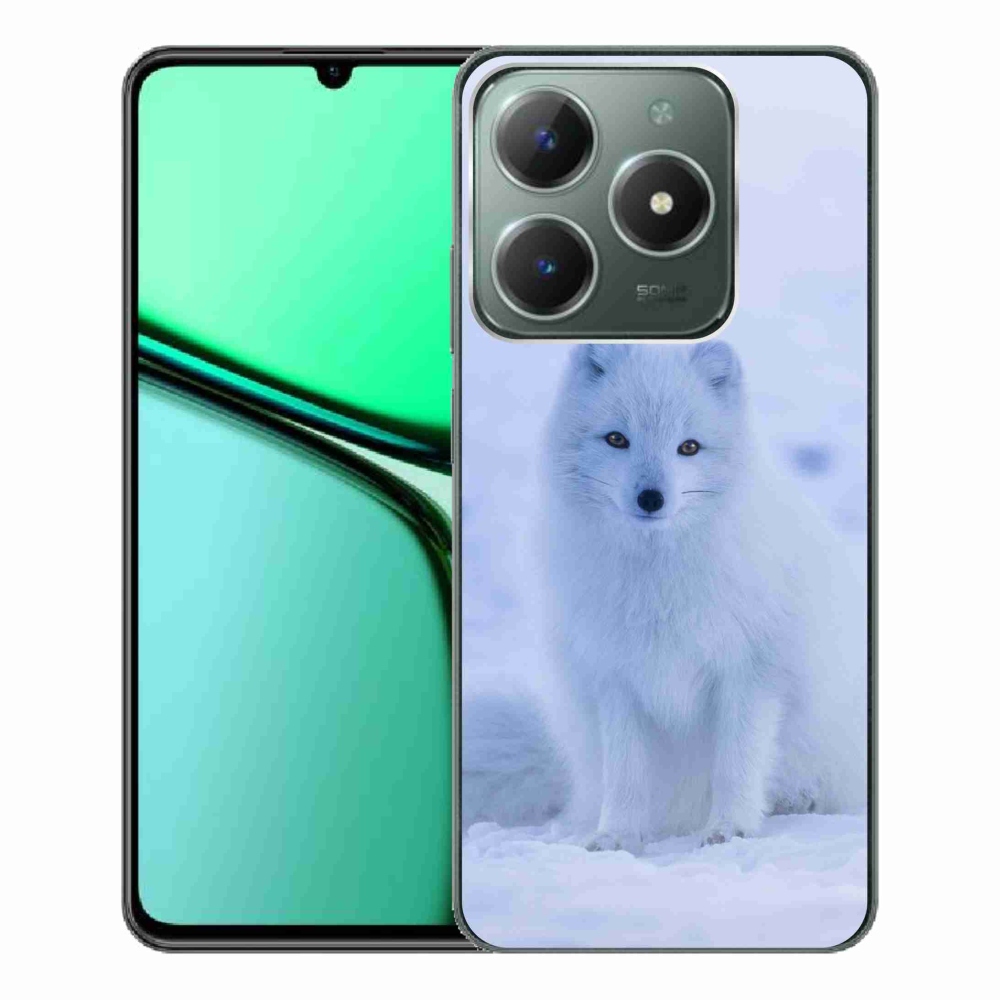 Zselés borítás mmCase a Realme C61 készülékhez - polár róka