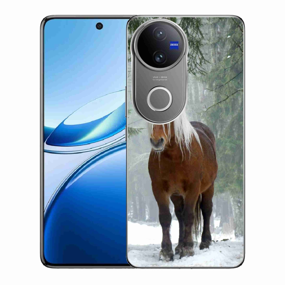 Zselés borítás mmCase a Vivo V50 5G-hez - ló az erdőben