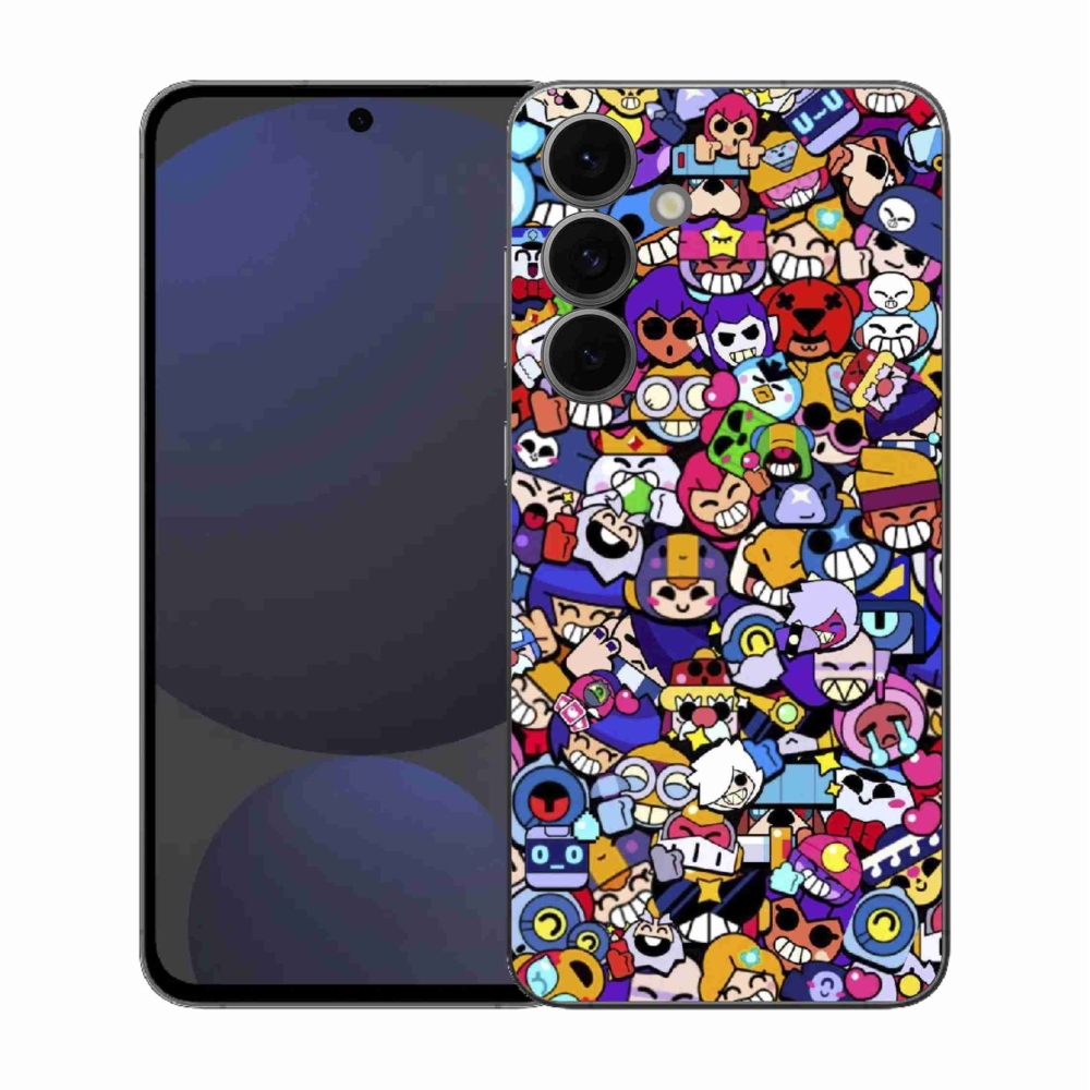 Gél borítás mmCase Samsung Galaxy S25 FE - verekedős csillagok 2