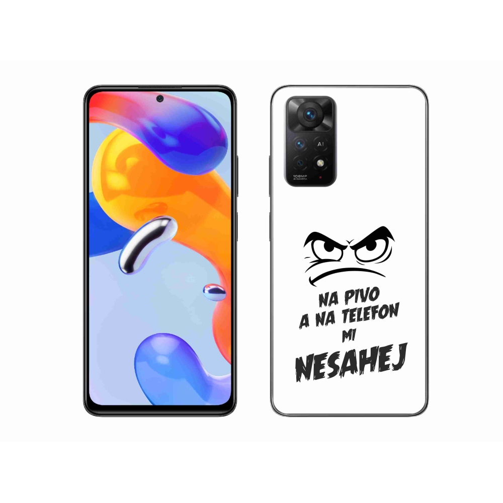 Gél borítás mmCase a Xiaomi Redmi Note 11 Pro 4G/5G - sör motívum 2 fehér háttérrel