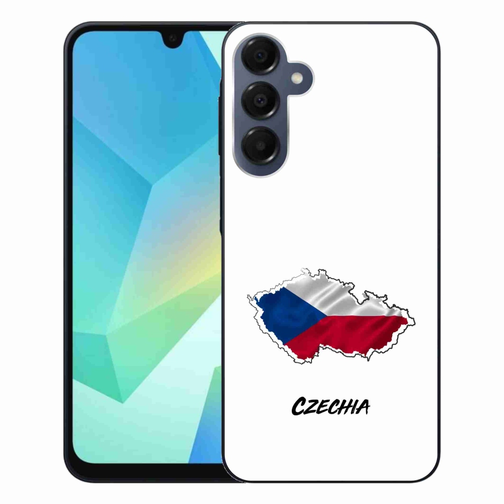 Gél védőhuzat mmCase Samsung Galaxy A16 4G/5G - Csehország fehér háttérrel