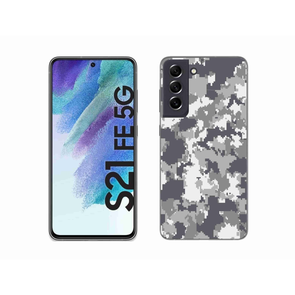 Zselés borítás mmCase Samsung Galaxy S21 FE 5G - terepszínű mintázat 2