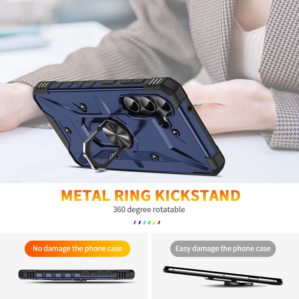 Cseppálló borítás Samsung Galaxy A26 5G készülékhez - sötétkék