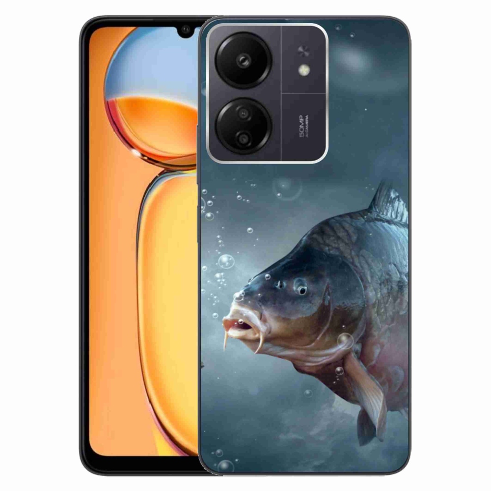 Gél borítás mmCase a Xiaomi Poco C65/Redmi 13C - ponty és buborékok számára