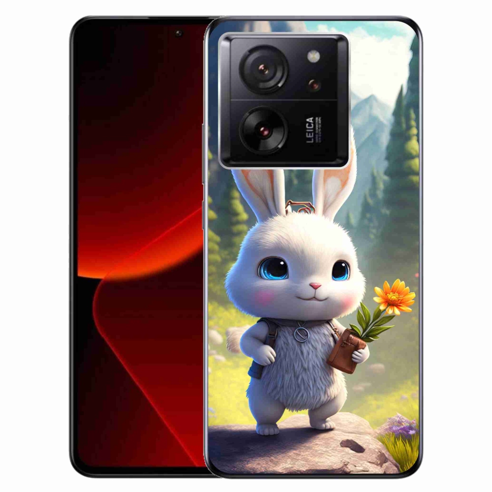 Gél borítás mmCase a Xiaomi 13T/13T Pro számára - aranyos nyuszi