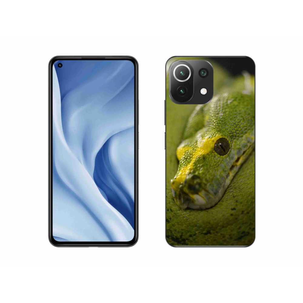 Gél borítás mmCase a Xiaomi 11 Lite 5G NE számára - kígyó 2