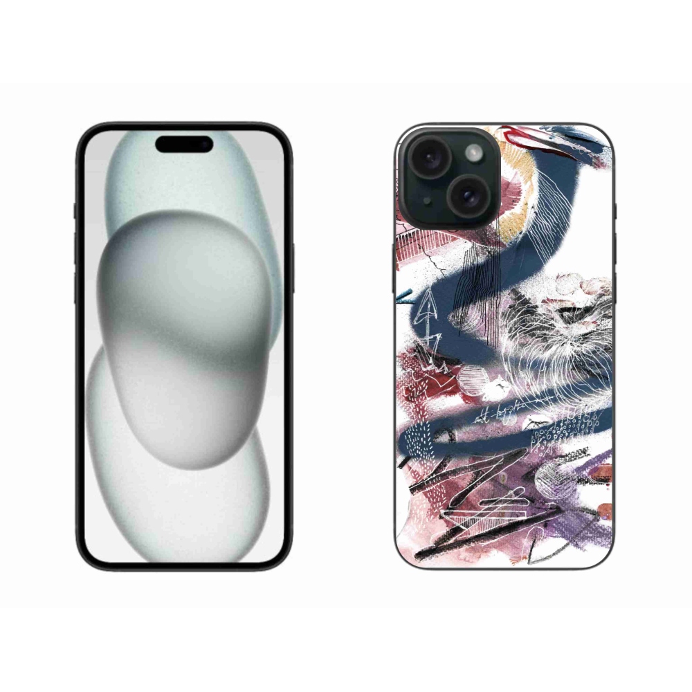 Gél borítás mmCase iPhone 15 Plus készülékhez - absztrakt motívum 28