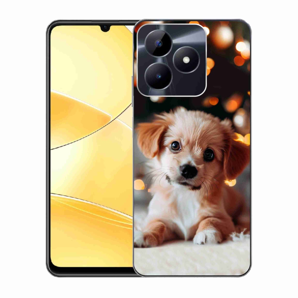 Zselés borítás mmCase a Realme C51/C53 készülékhez - kölyökkutyakék
