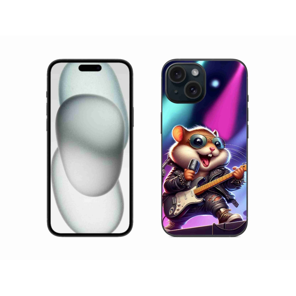 Gél borítás mmCase iPhone 15 készülékhez - hörcsög hintaló