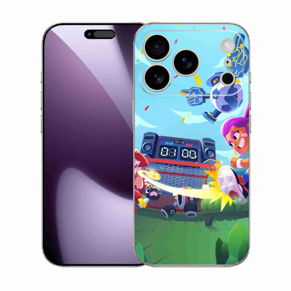 Zselés borítás mmCase iPhone 17 Pro készülékhez - verekedős csillagok 1