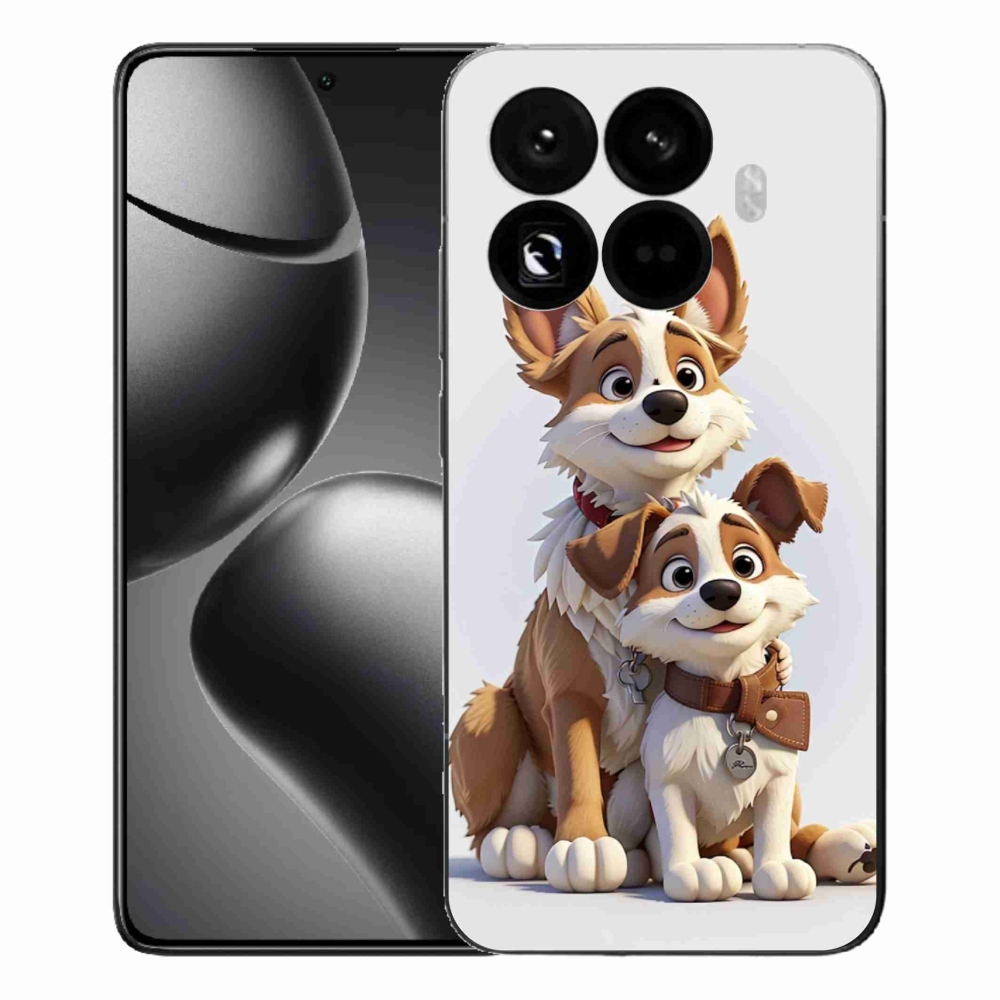 Gél borító mmCase a Xiaomi 15T Pro számára - rajzoló kutyák