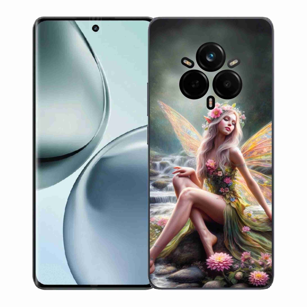 Zselés borítás mmCase a Realme 14 Pro+ 5G - pillangó nőhöz 1