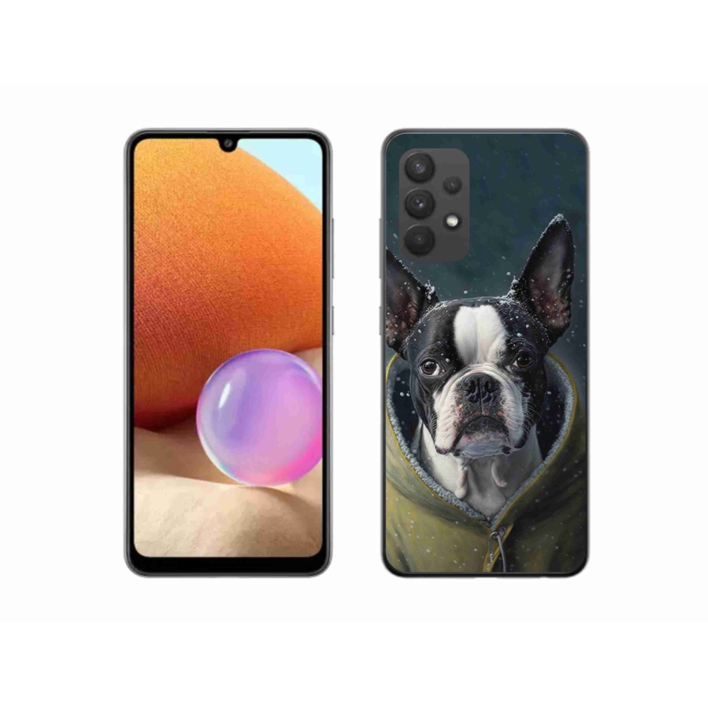 Gél borítás mmCase Samsung Galaxy A32 4G - bulldog