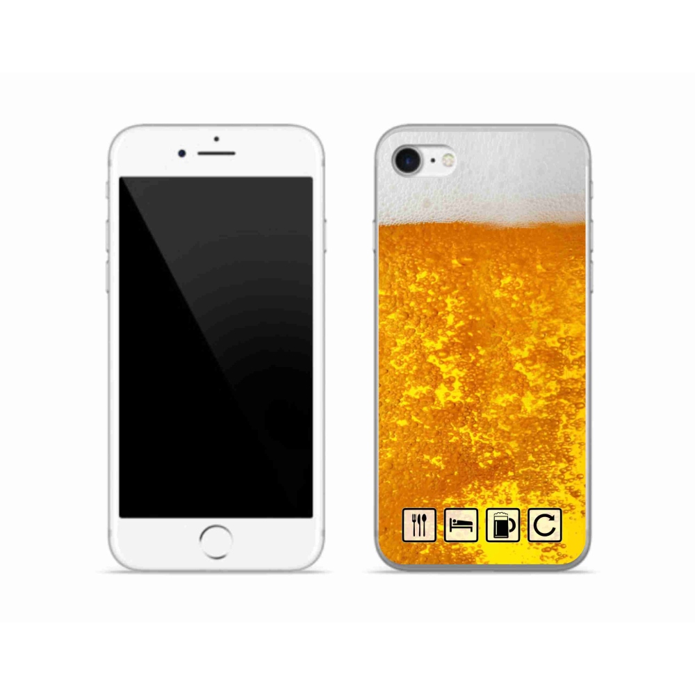 Zselés borítás mmCase iPhone SE (2022) - sör motívum 3