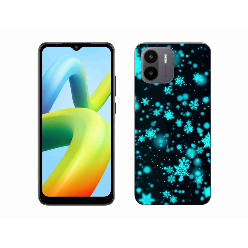 Gél borítás mmCase a Xiaomi Redmi A1/Redmi A2 - hópelyhek 1