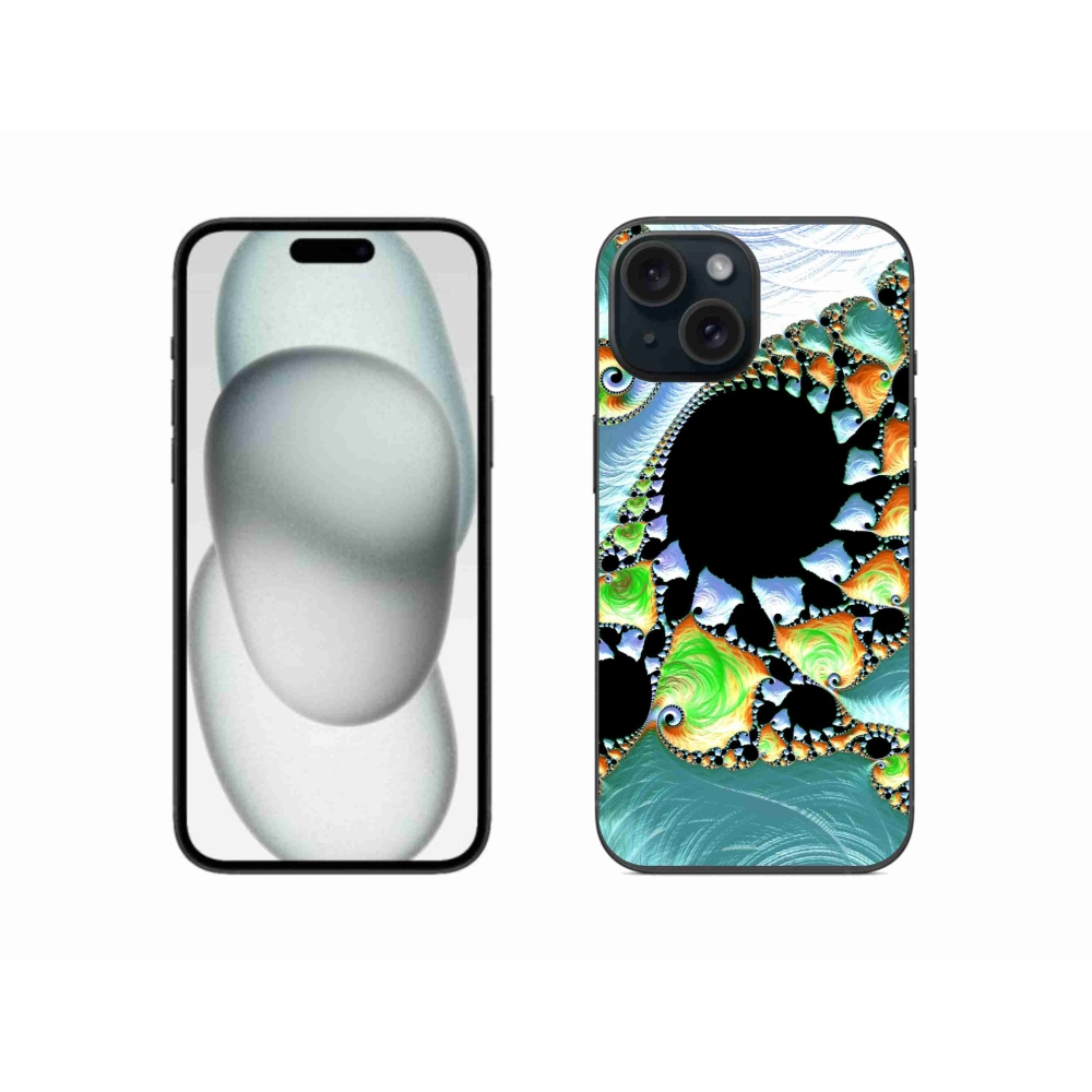 Gél borítás mmCase iPhone 15-hez - absztrakt motívum 21