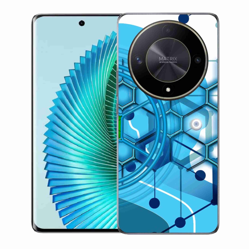Gél borítás mmCase a Honor Magic 6 Lite 5G számára - absztrakt minta 2