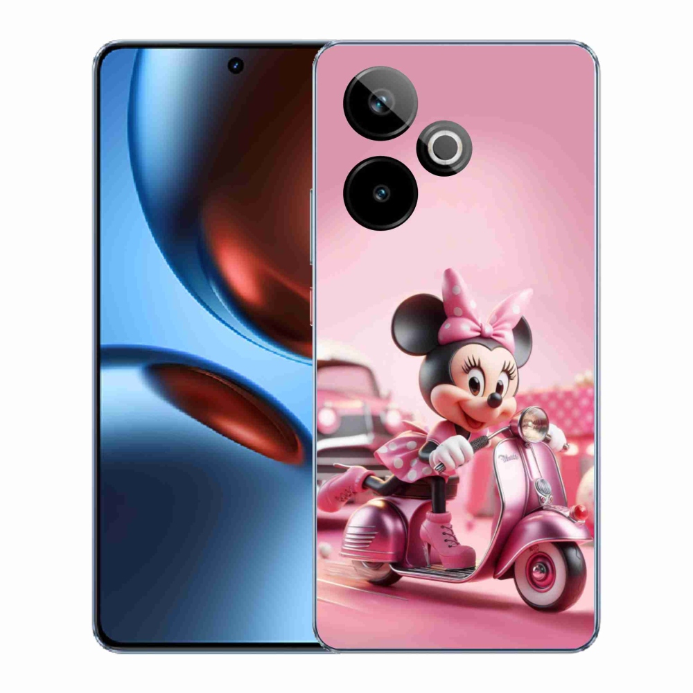 Rugalmas zselés tok mmCase képpel a Realme GT 7 5G/GT 7T 5G - minnie 1 számára