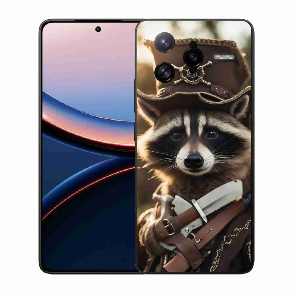 Gél borítás mmCase a Xiaomi Poco F7 Ultra számára - mosómedve egyenruhában