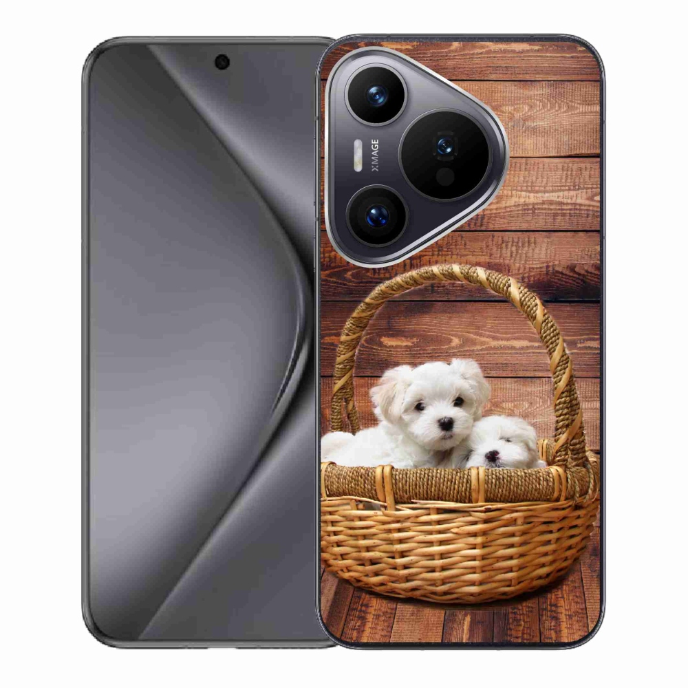 Gél borítás mmCase a Huawei Pura 70 készülékhez - kölykök