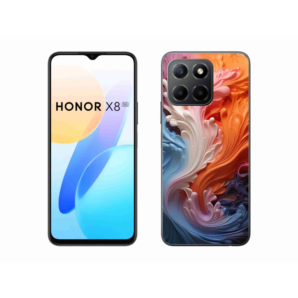 Zselés borítás mmCase a Honor X8 5G számára - absztrakt motívum 8