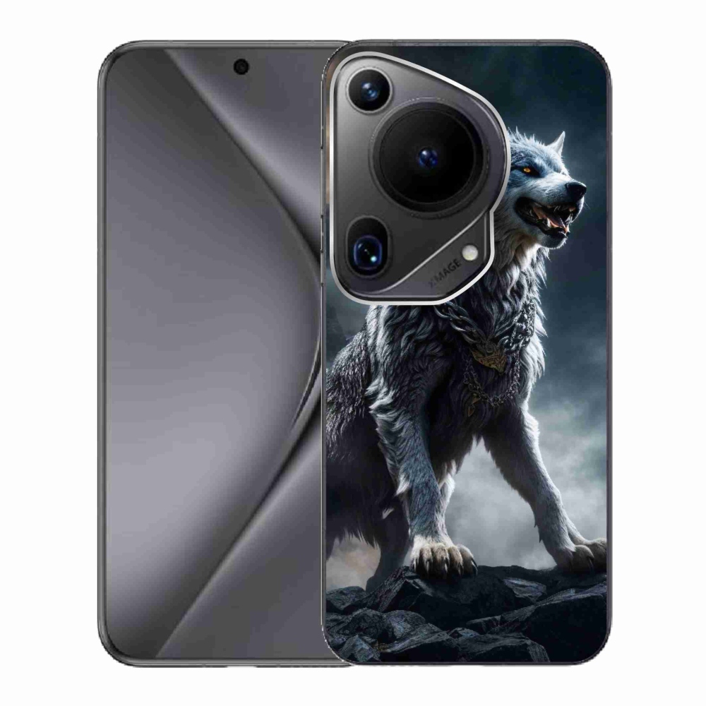 Zselés borítás mmCase a Huawei Pura 70 Ultra készülékhez - farkas 1