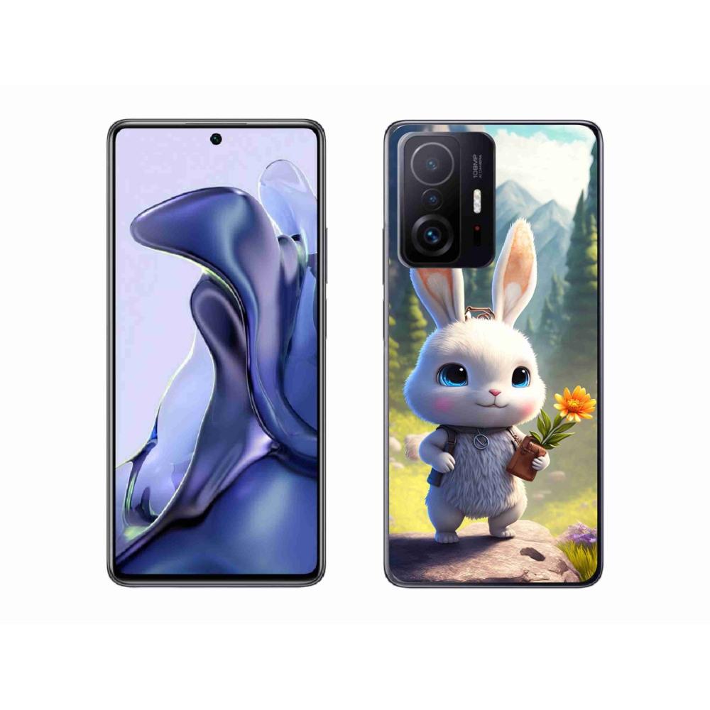 Gél borítás mmCase a Xiaomi 11T számára - aranyos nyuszi