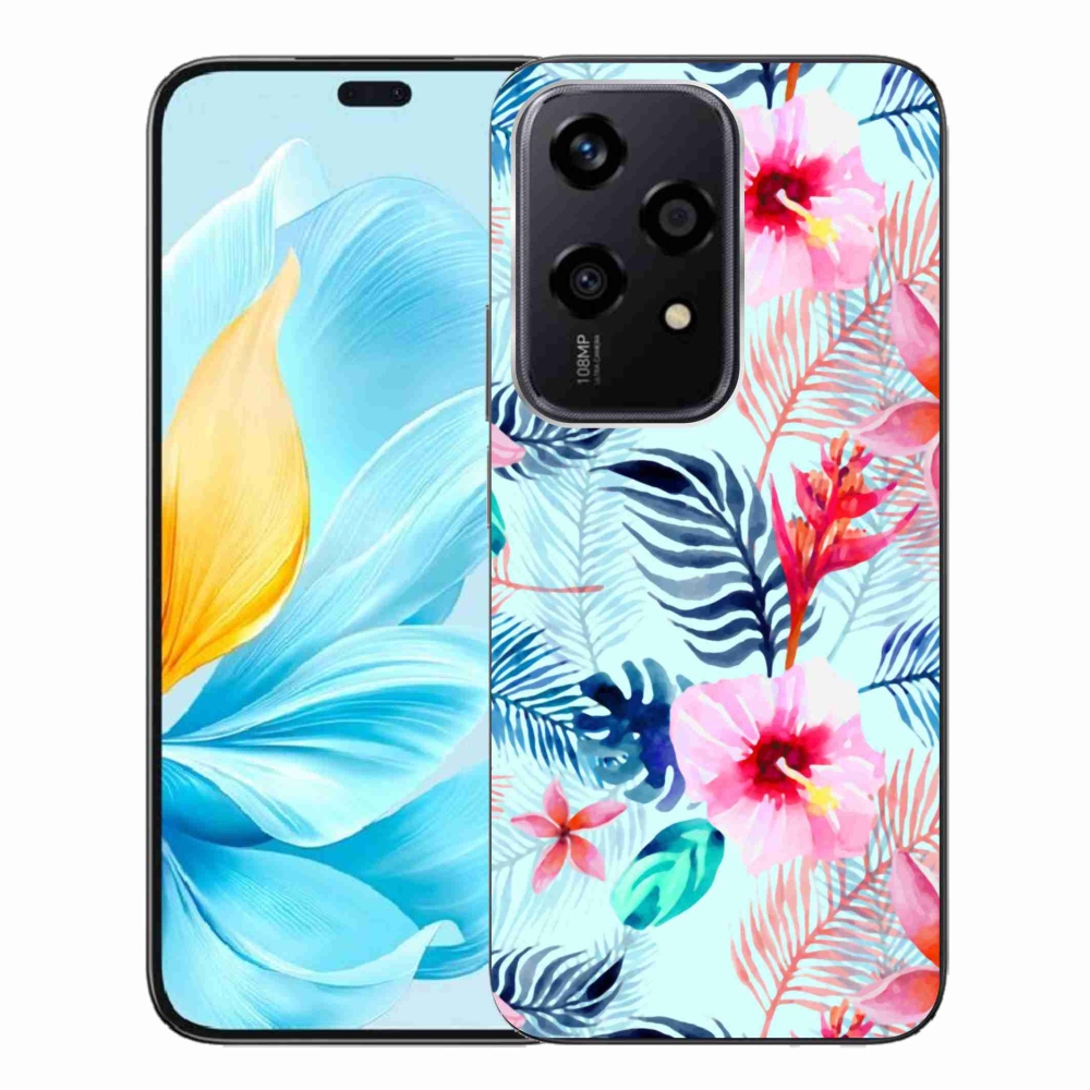 Zselés borítás mmCase a Honor 200 Lite 5G számára - virágok