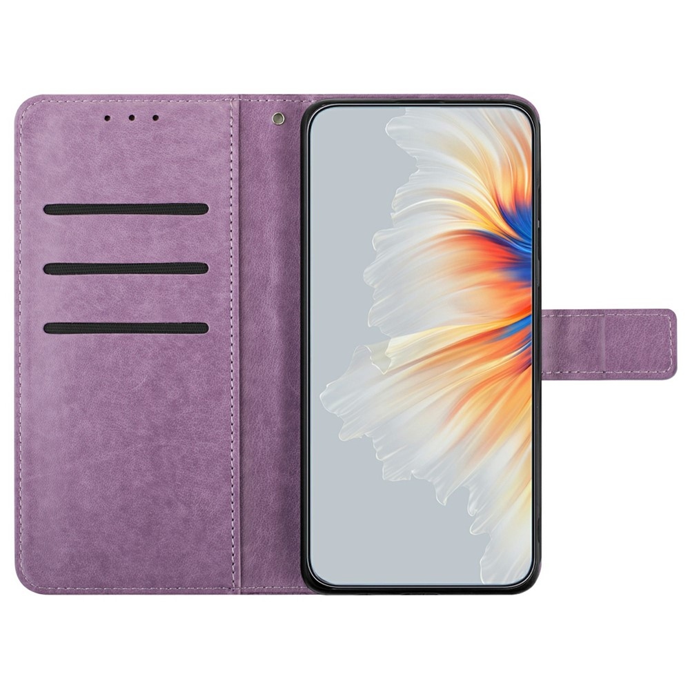 Mandala könyv tok Xiaomi 15T Pro-hoz - lila