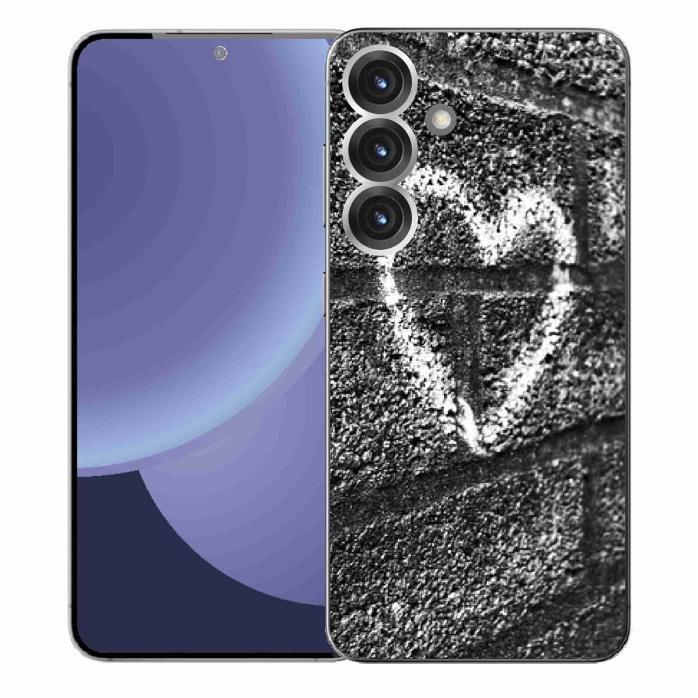 Gél borítás mmCase Samsung Galaxy S25+ készülékhez - szív a falon