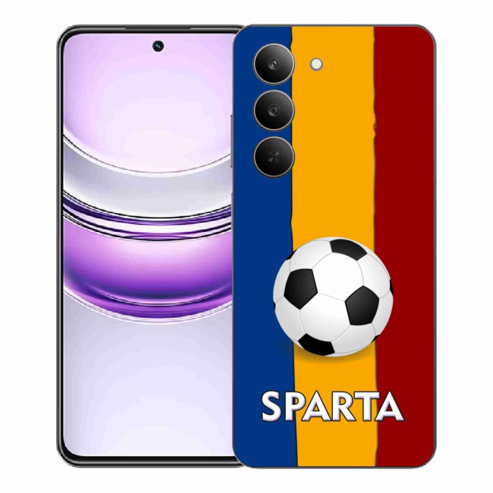 Zselés borítás mmCase a Realme 14x 5G készülékhez - futball 1