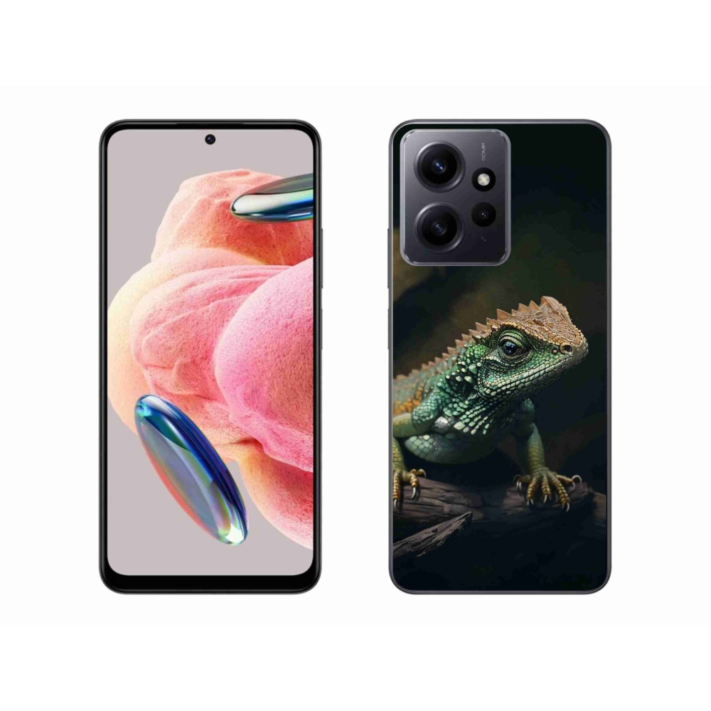 Gél borítás mmCase a Xiaomi Redmi Note 12 4G-hez - gyík