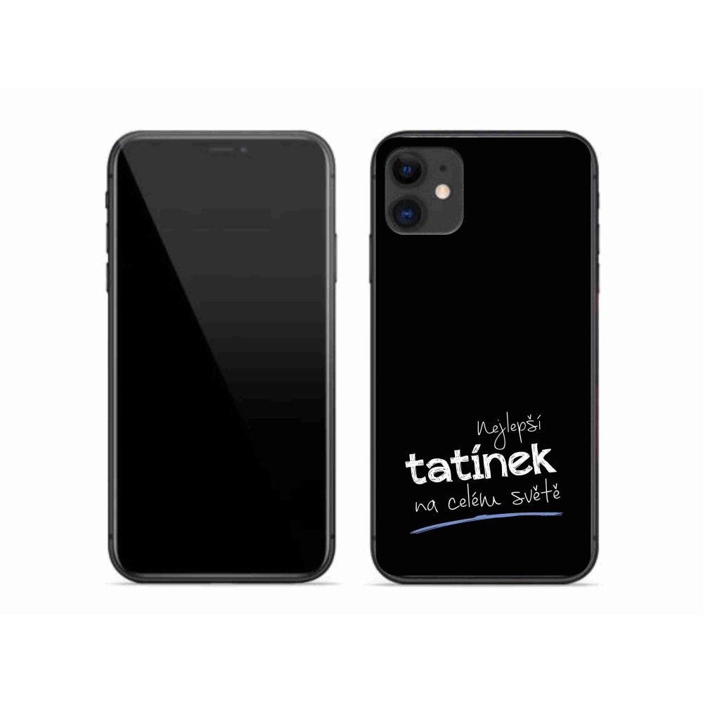 Gél borítás mmCase iPhone 11 készülékhez - Best Daddy 4 fekete háttér