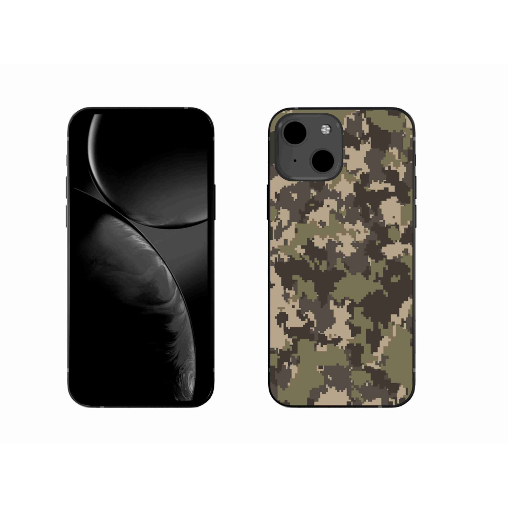 Zselés borítás mmCase iPhone 13 6.1 készülékhez - terepszínű minta 12
