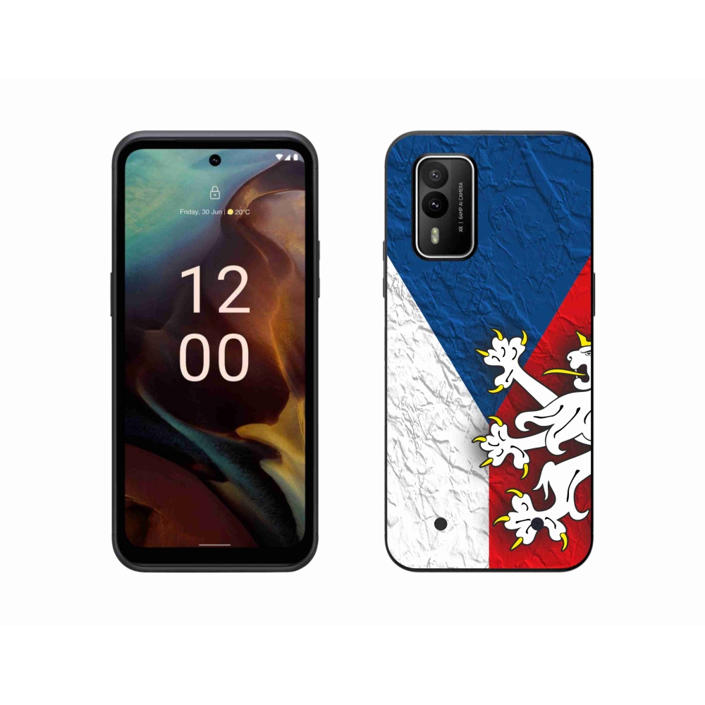 Zselés borító mmCase a Nokia XR21 készülékhez - cseh zászló 1