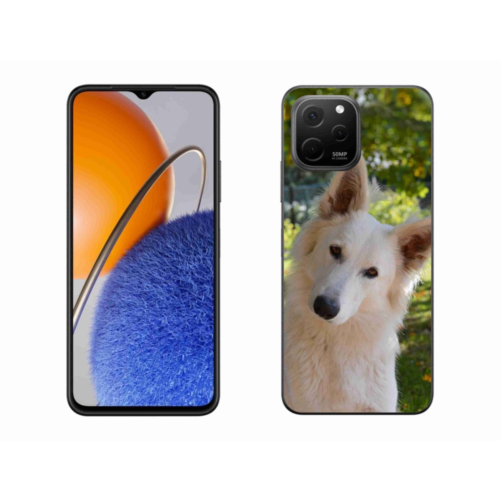 Gél borítás mmCase a Huawei Nova Y61 készülékhez - fehér Swiss Shepherd 1