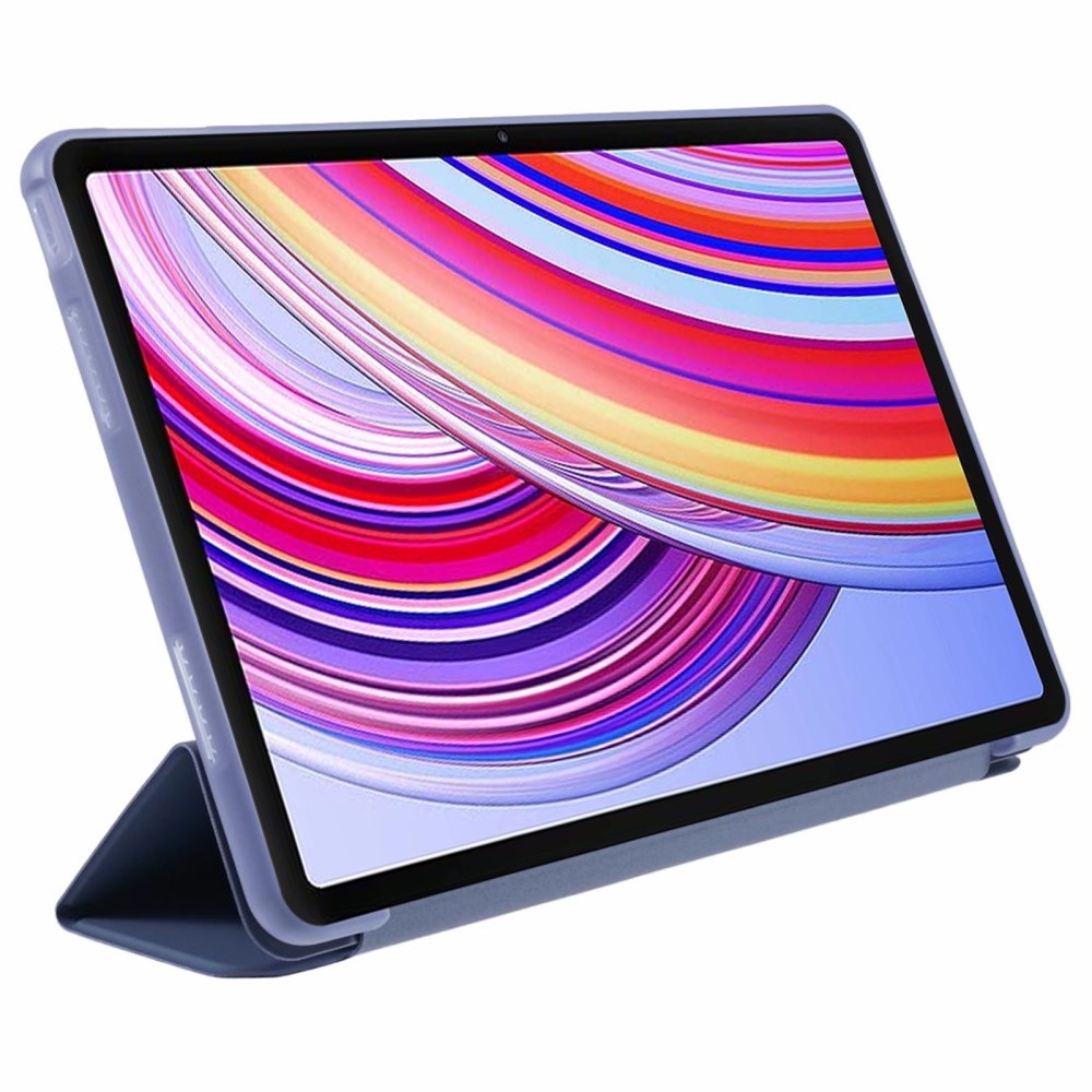 Összecsukható intelligens záró tok Xiaomi Redmi Pad Pro 4G/5G tablethez - lila