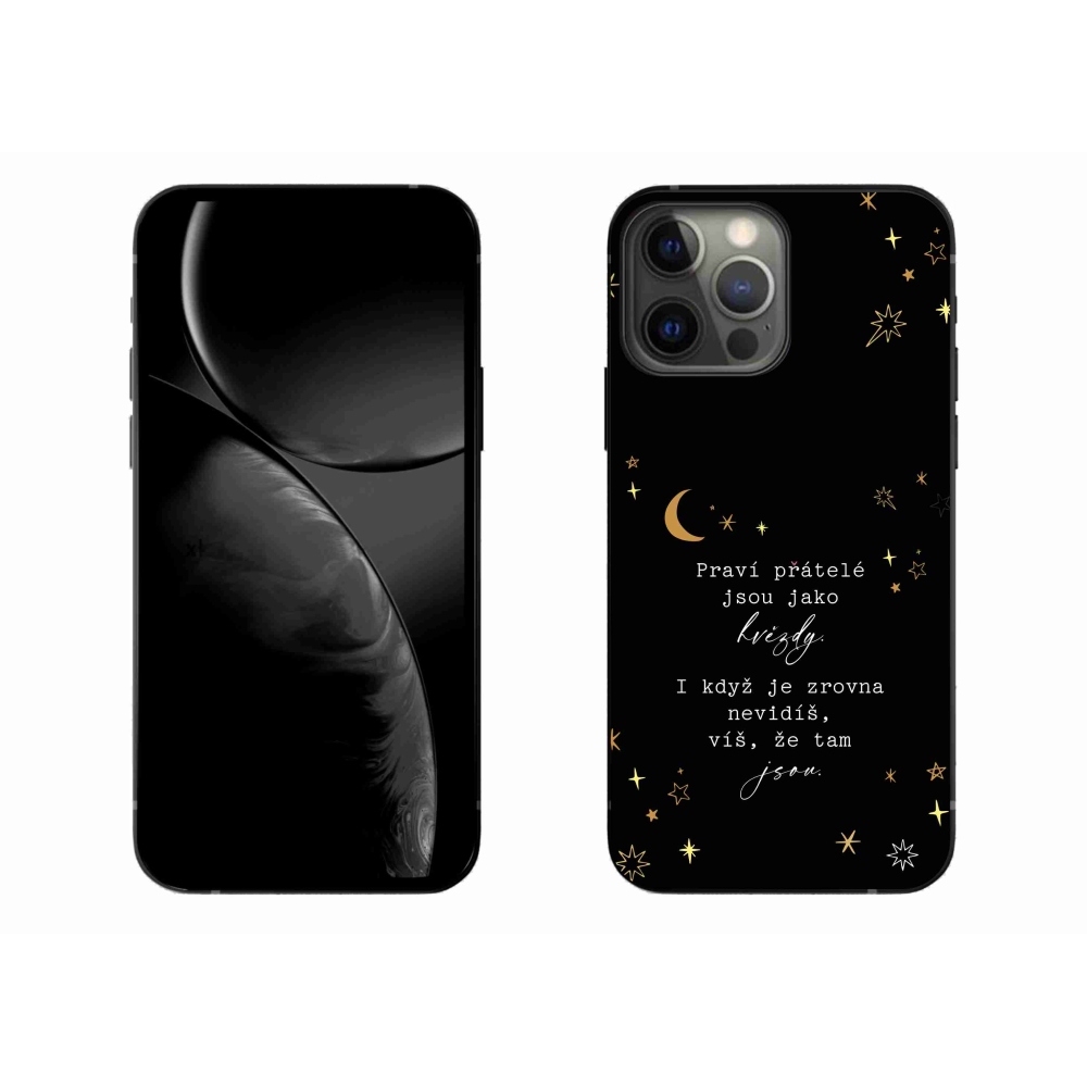 Gél borítás mmCase iPhone 13 Pro Max 6.7 - Idézet 6 fekete háttér