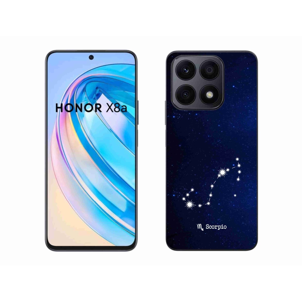 Gél borítás mmCase a Honor X8a számára - Skorpió csillagkép