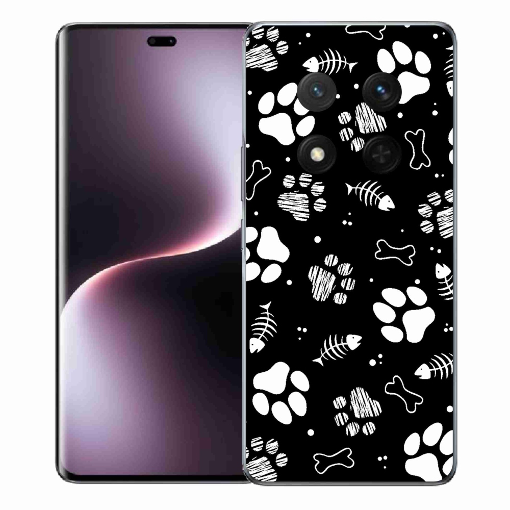 Gél borítás mmCase a Honor Magic 7 Lite 5G számára - kutyamancsok
