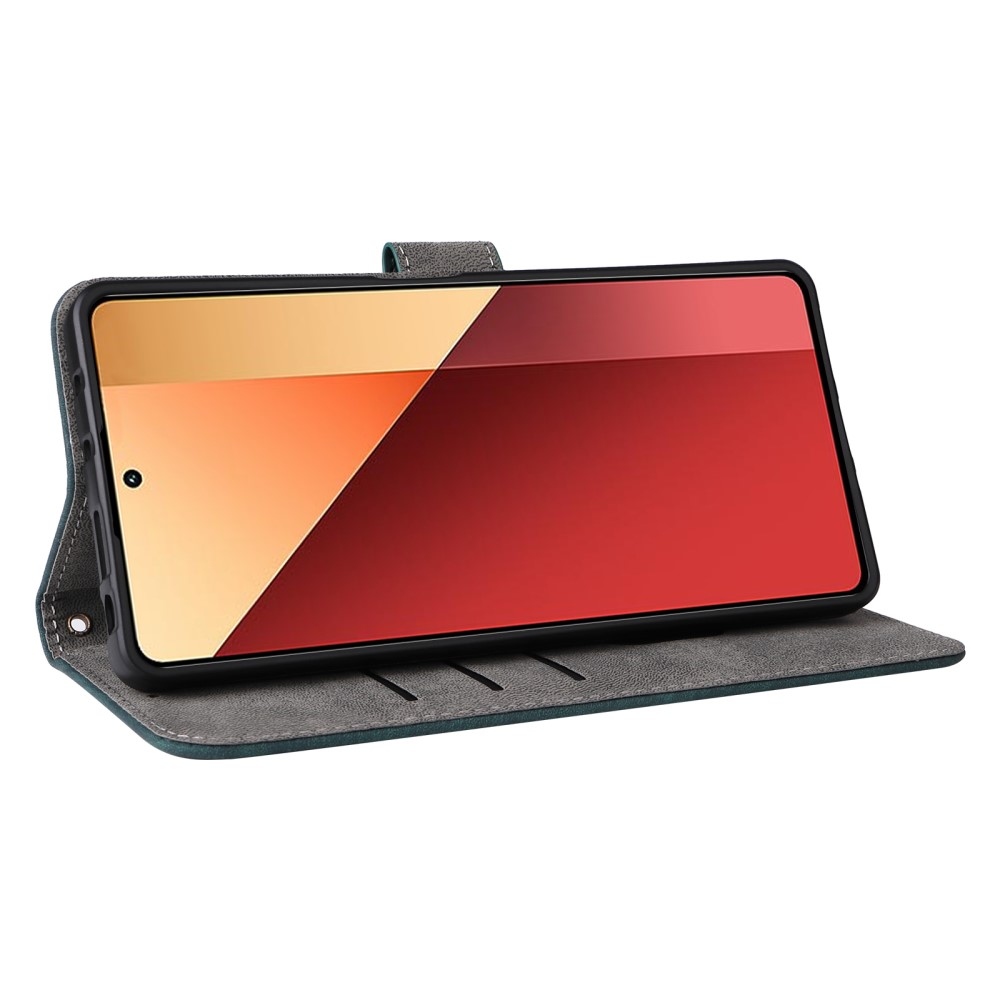 RFID könyvtáska Xiaomi Redmi Note 14S/Note 13 Pro 4G/Poco M6 Pro - zöld