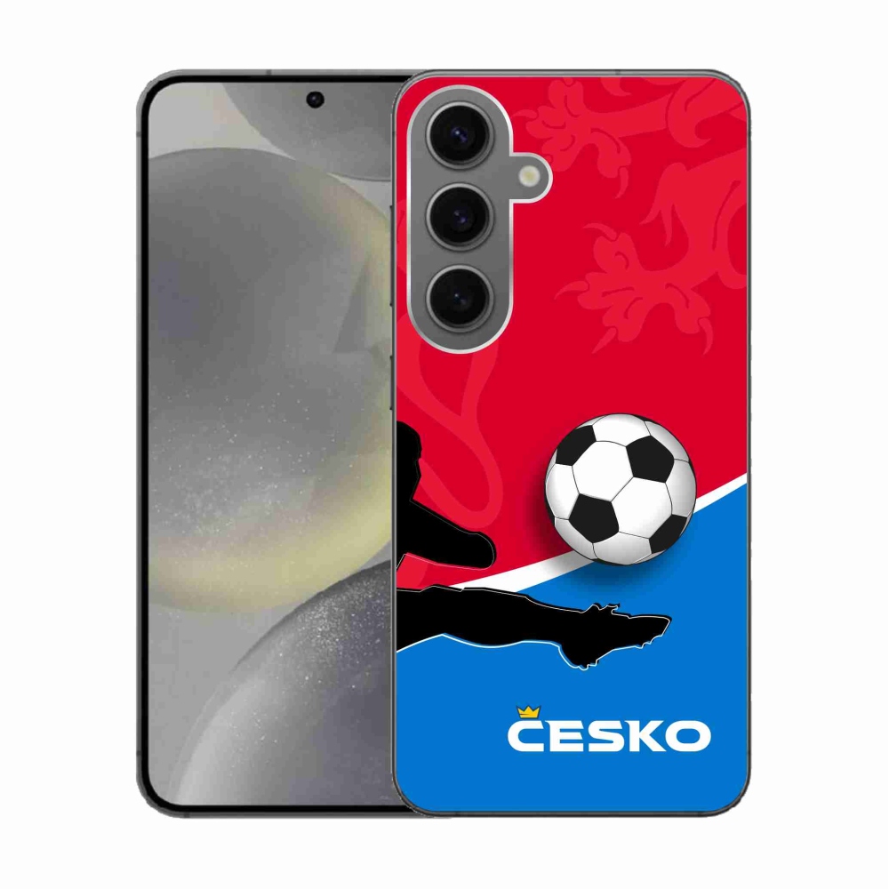 Gél borítás mmCase Samsung Galaxy S24 - futball Csehország 2
