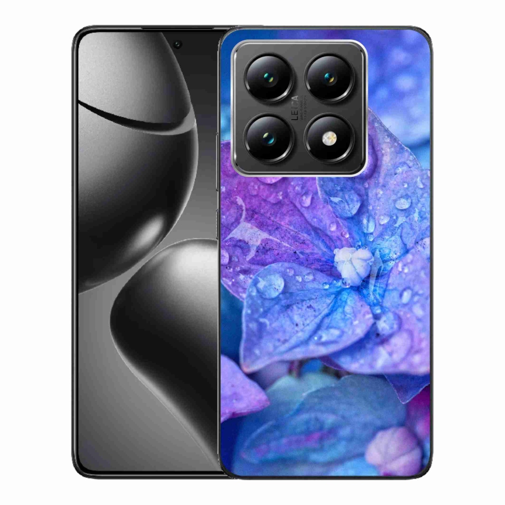 Gél borítás mmCase a Xiaomi 14T-hez - lila virág