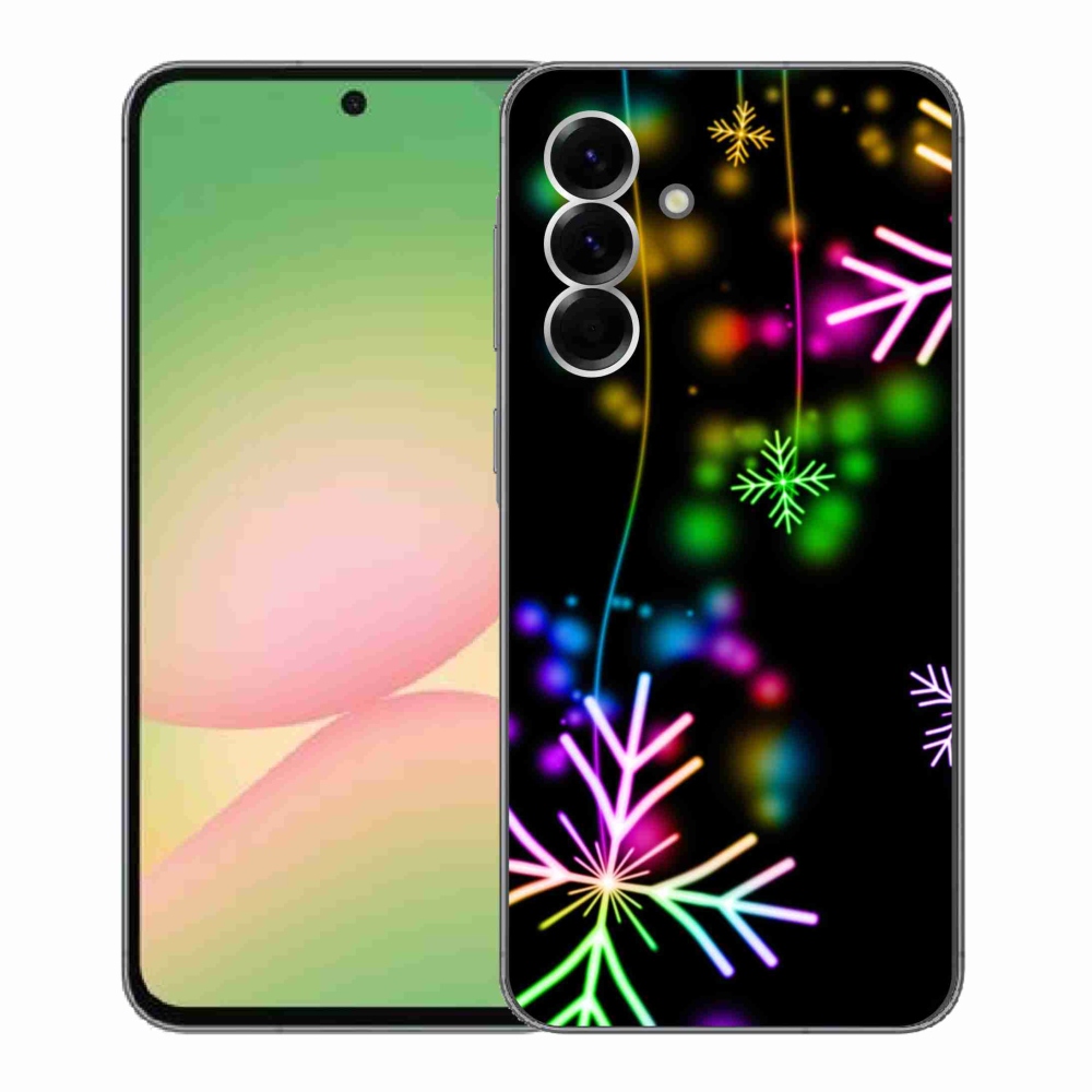 Zselés borítás mmCase Samsung Galaxy A56 5G - színes pelyhekhez