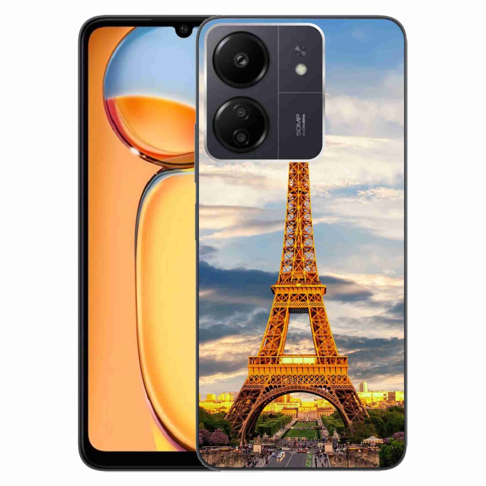 Gél borítás mmCase a Xiaomi Poco C65/Redmi 13C - eiffel torony 3