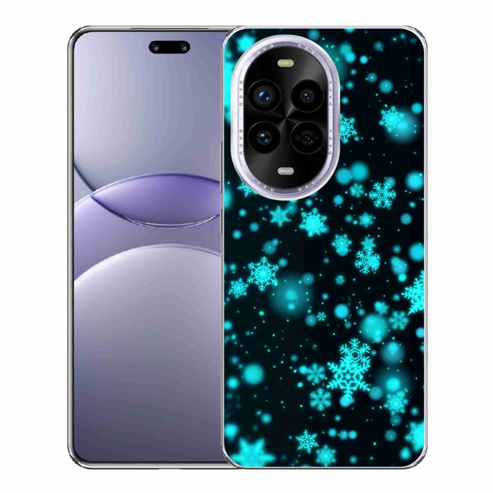 Gél borítás mmCase a Huawei Nova 13 Pro 5G-hez - hópelyhek 1